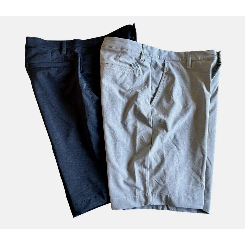 Adidas Under Armour Gray Black Golf Stretch Casual Shorts Men’s Size 30 Lot Of 2